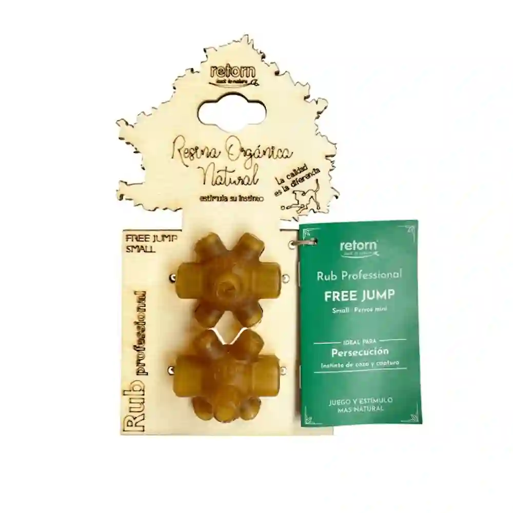 Juguete para perros Rub Free Jump Small x2