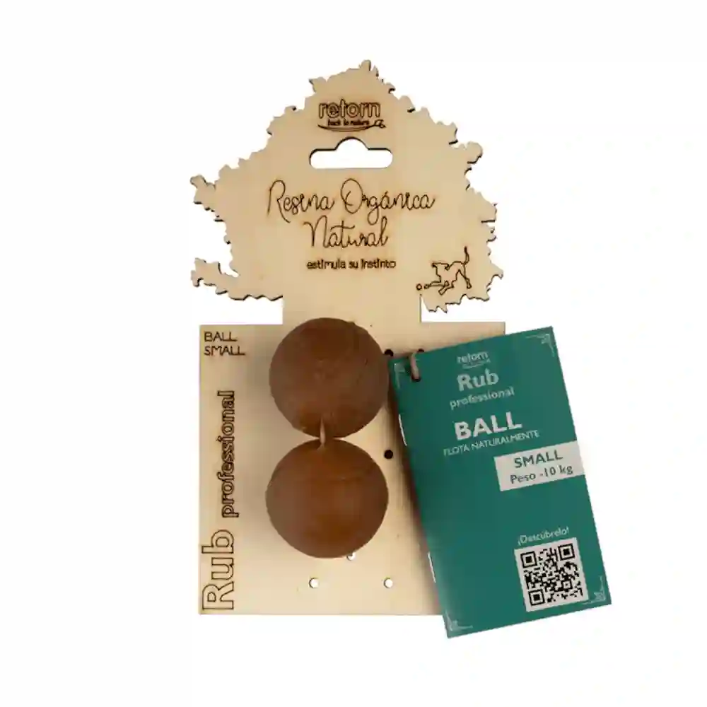 Juguete para perros frot bola pequeña x2