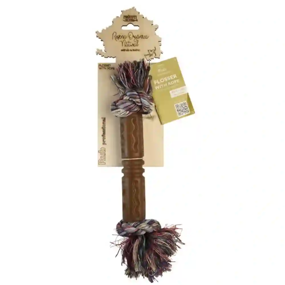 Juguete para perros Rub Flosser with Rope
