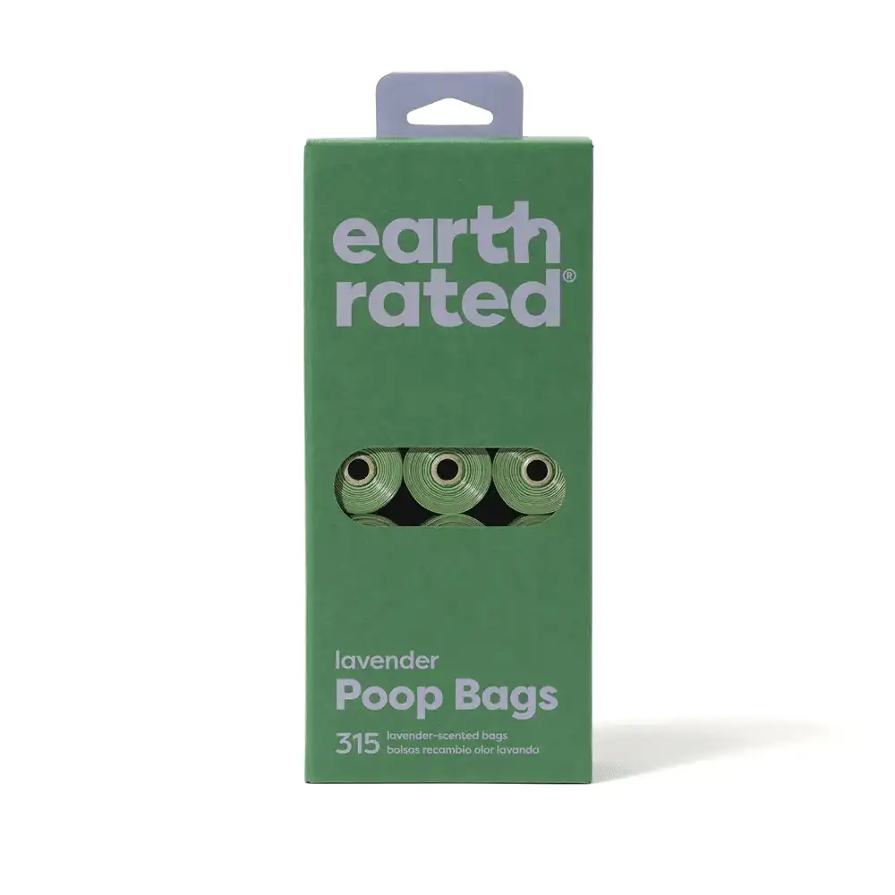 Pack de la Tierra Rollos de Bolsas Con Olor A Lavanda Para Excrementos