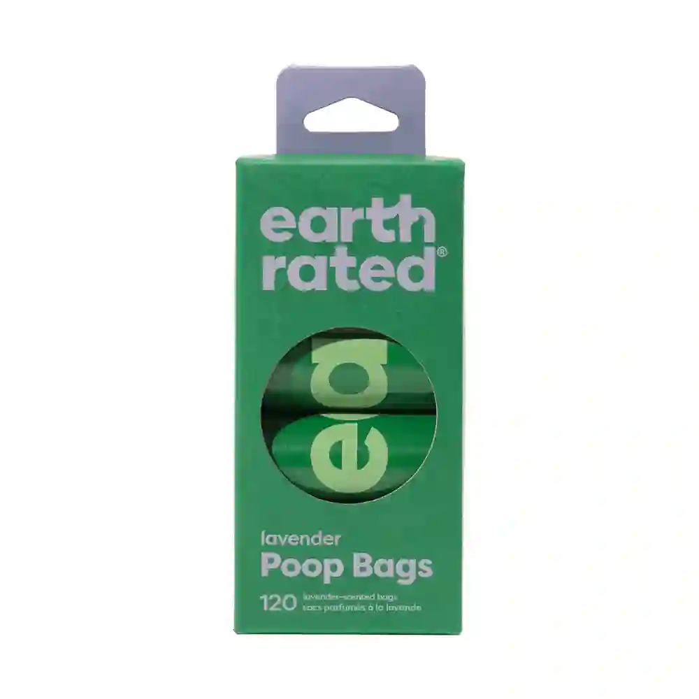 Pack de 8 Rollos de Bolsas Con Olor A Lavanda Para Excrementos