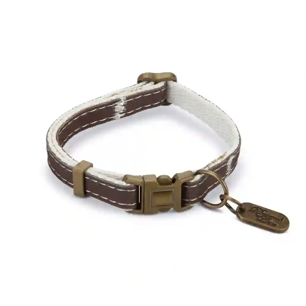 Collar virante marrón para gatos