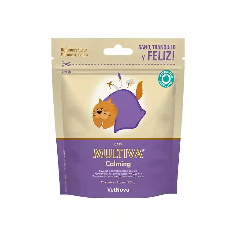 Multiva calmante Pata Gatos 25 Chews