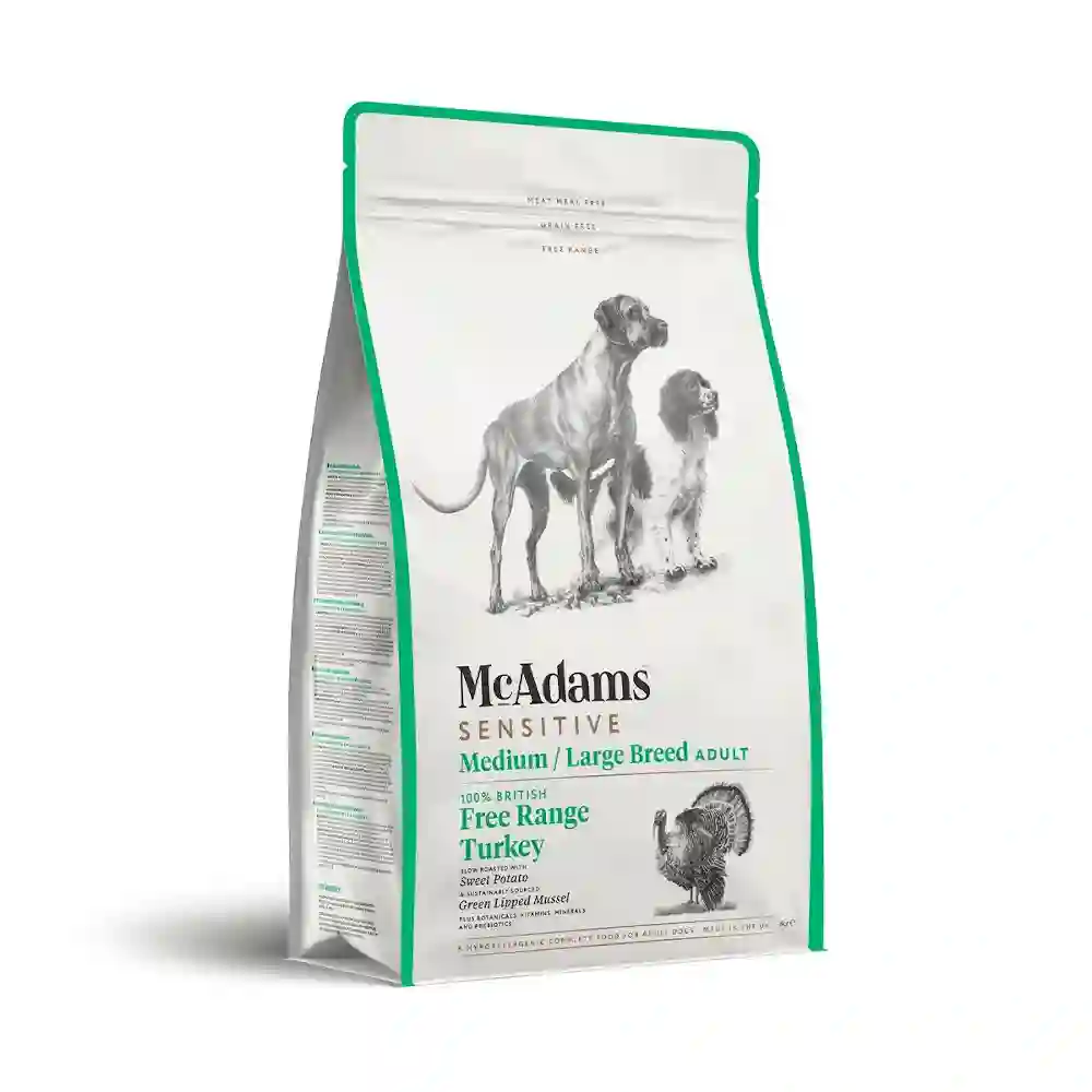 McAdams Sensitive Pavo Campero para perros de raza mediana y grande 2kg