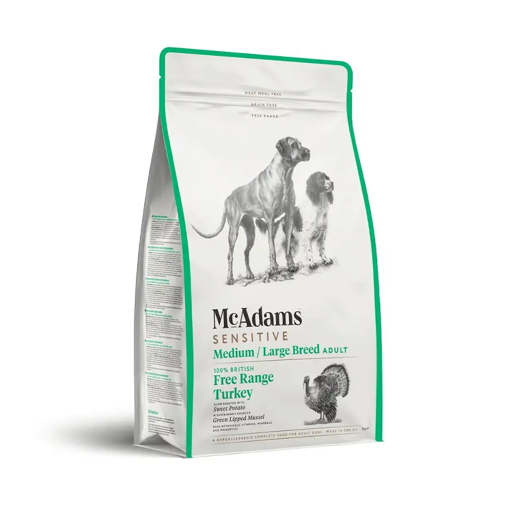 McAdams Sensitive Pavo Campero para perros de raza mediana y grande 2kg