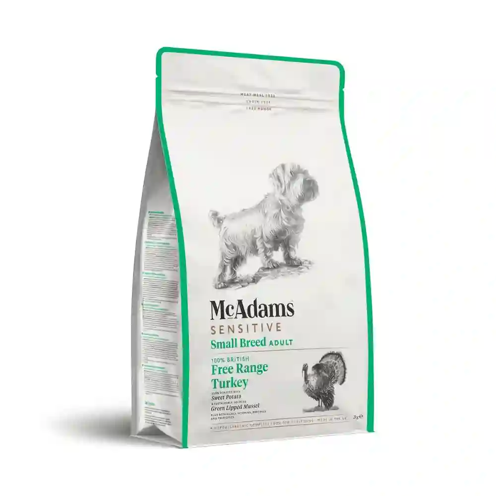 McAdams Sensitive Pavo Campero para perros de raza pequeña 2kg
