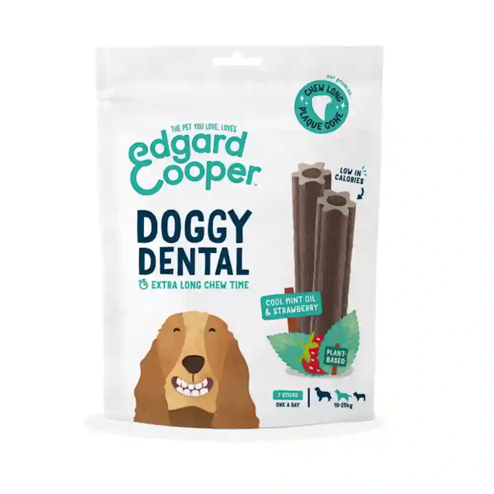 Edgard Cooper Doggy Dental Menta y Fresa Medium 7uds