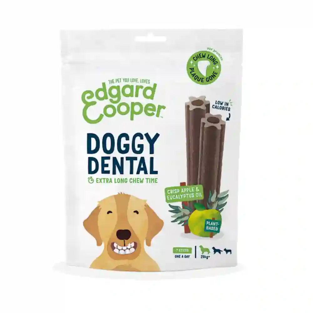 Edgard Cooper Doggy Dental Manzana y Eucalipto grande 7UDS