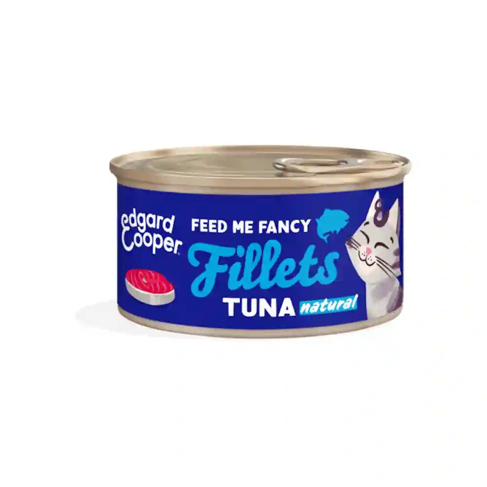 Edgard Cooper Lata Atún Fresco (filetes) para Gatos 70G