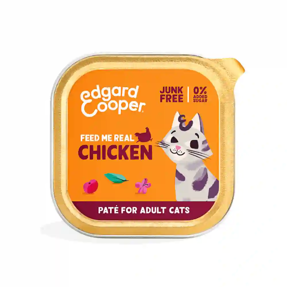 Edgard Cooper Tarrina Pollo (Paté) para Gatos 85g