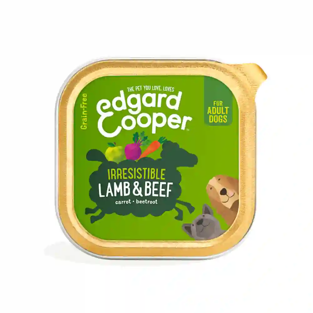Edgard Cooper Tarrina Cordero y Ternera para Perros 150G