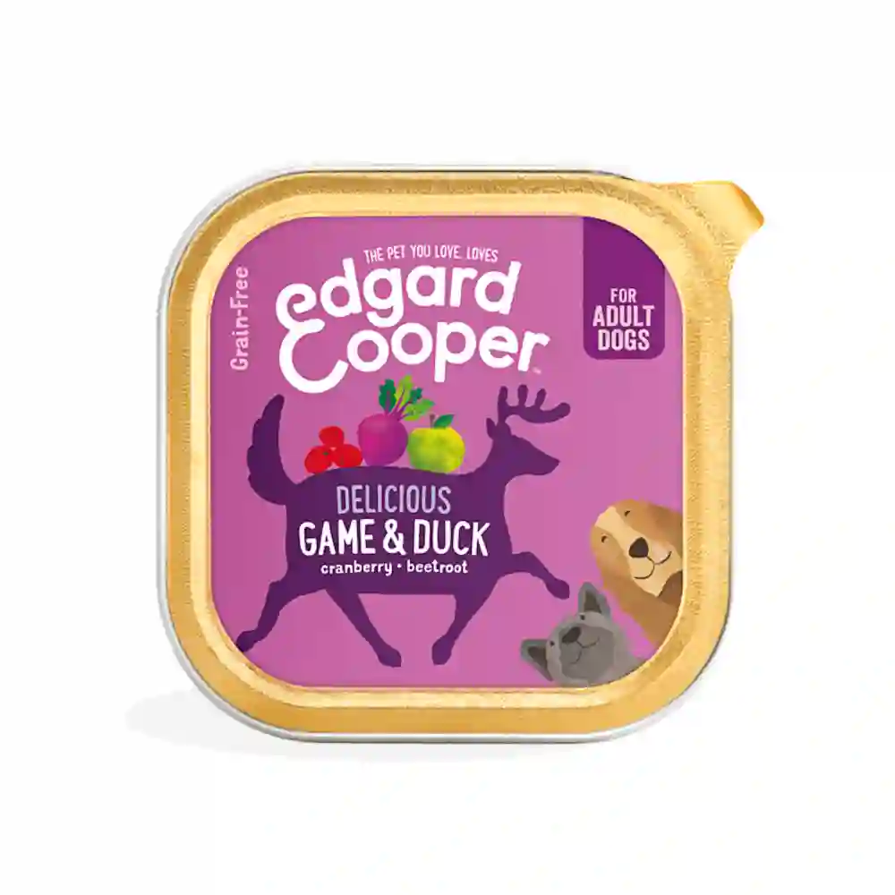 Edgard Cooper Tarrina Venado y Pato para Perros 150G