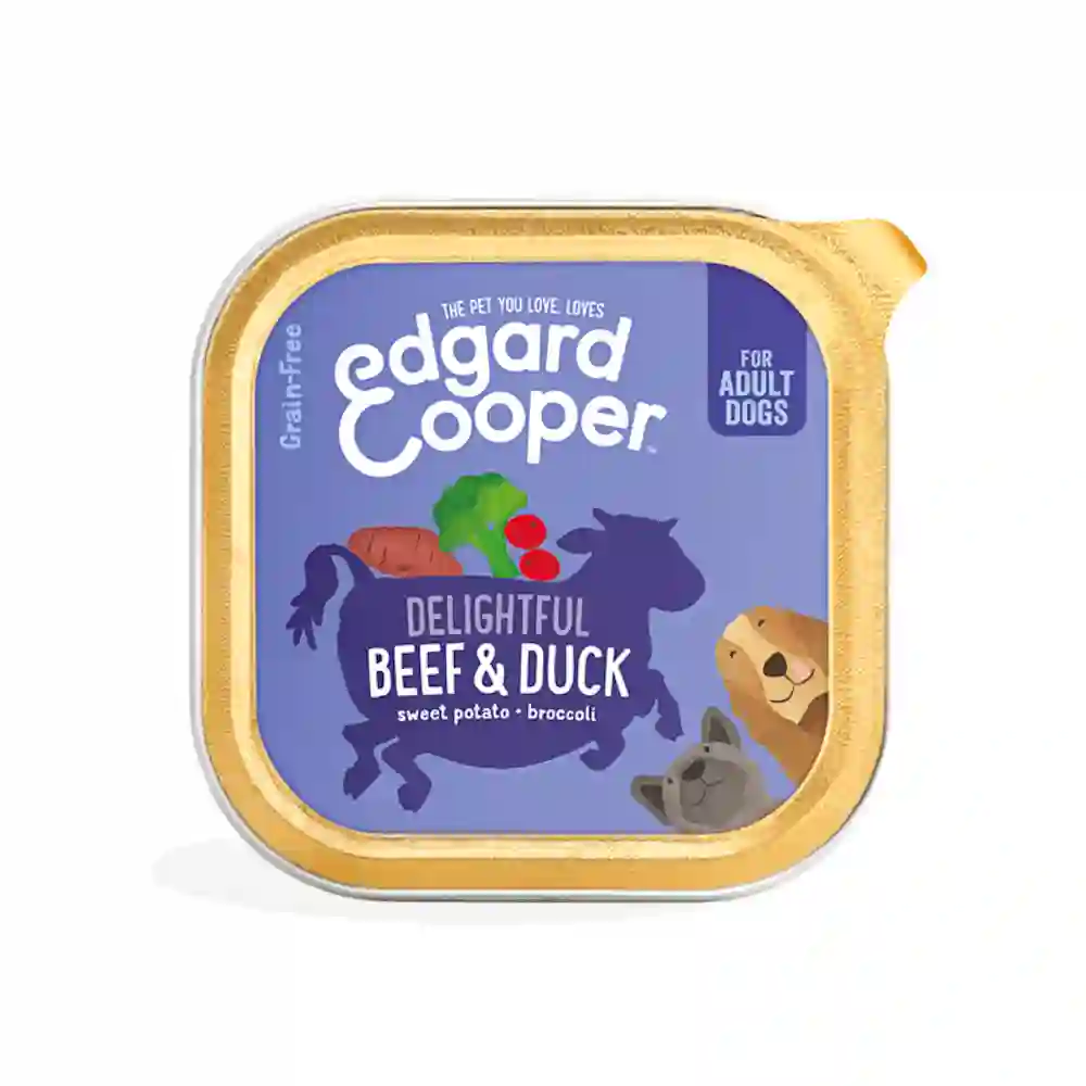 Edgard Cooper Tarrina ternera y Pato para Perros 150G