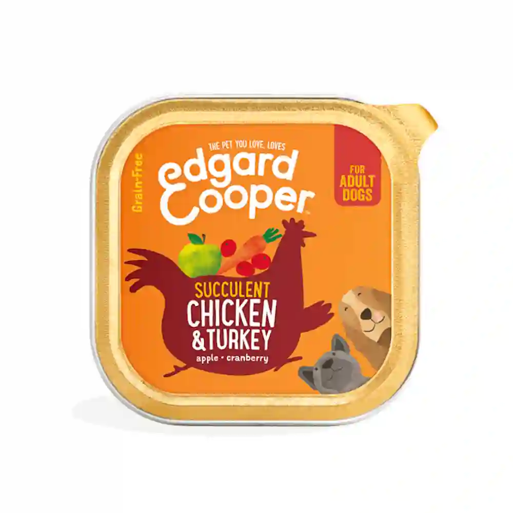 Edgard Cooper Tarrina Pollo y Pavo para Perros 150G