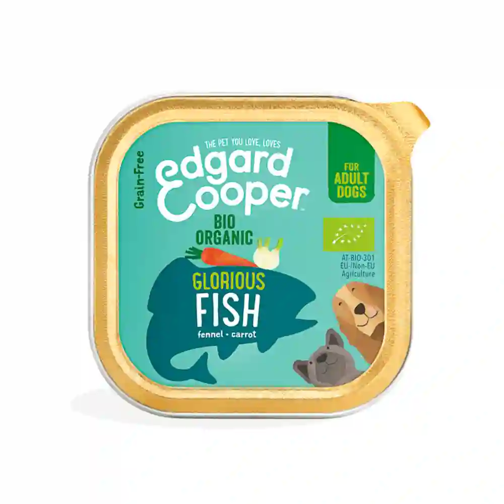 Edgard Cooper Tarrina Bio Pescado Ecológico para Perros 100G
