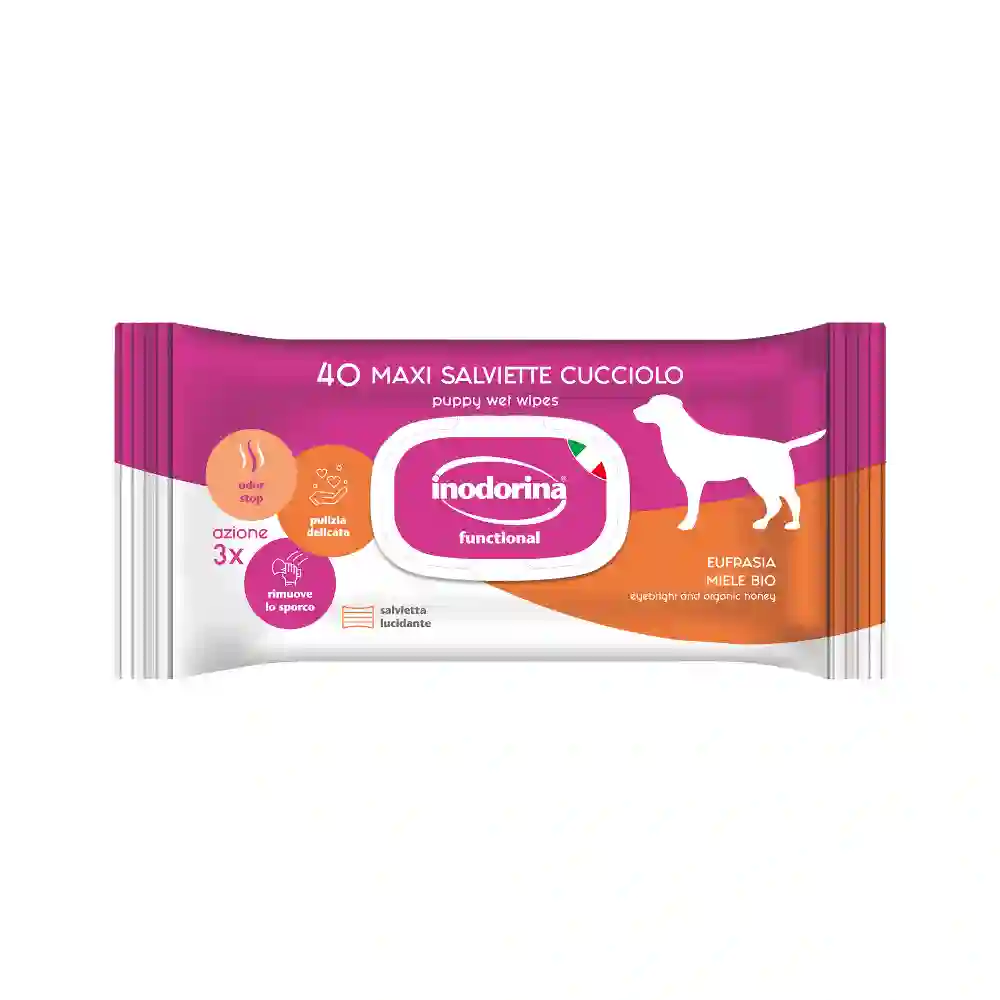 Inodorina toallitas funcional caquorro 40uds