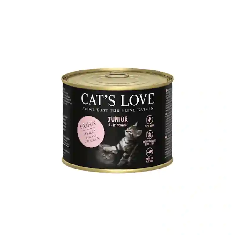 Cat's Love Lata Junior Pollo 200g
