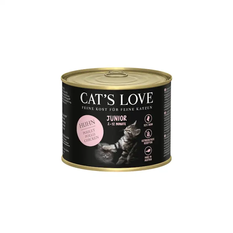 Cat's Love Lata Junior Pollo 200g
