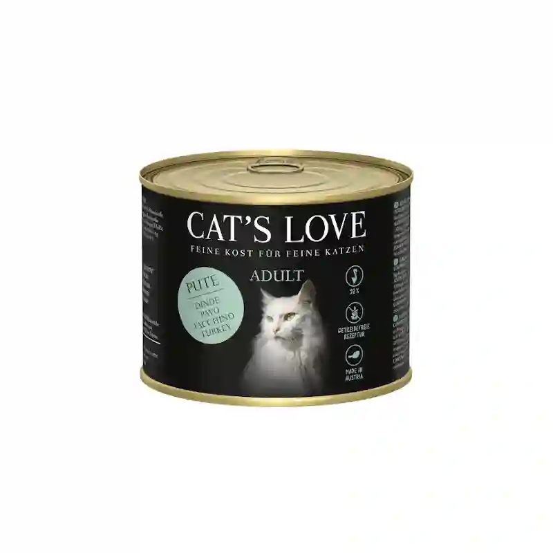 Cat's Love Lata Adult Pavo 200g