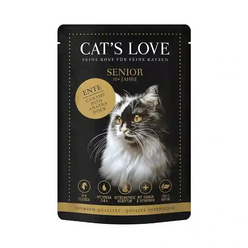 Cat's Love Sobre Senior Pato 85GR