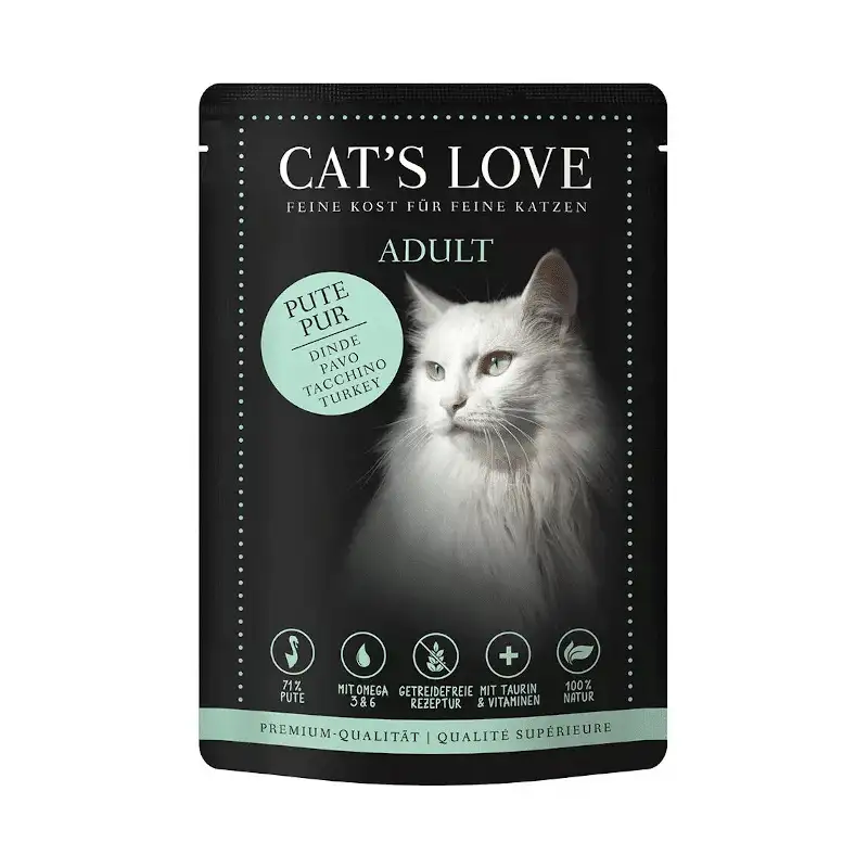 Cat's Love Sobre Adult Pavo 85GR