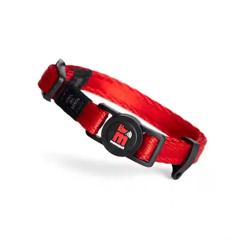 El collar de la memoria de mi familia Rojo para gato