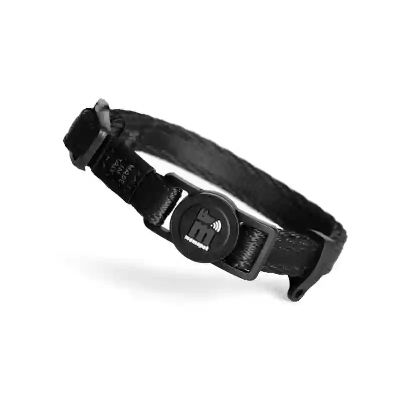 El collar de mi familia Memopet Negro para Gato