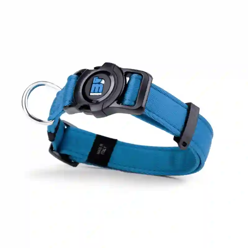 El collar de mi familia Memopet Azul Celeste para Perro