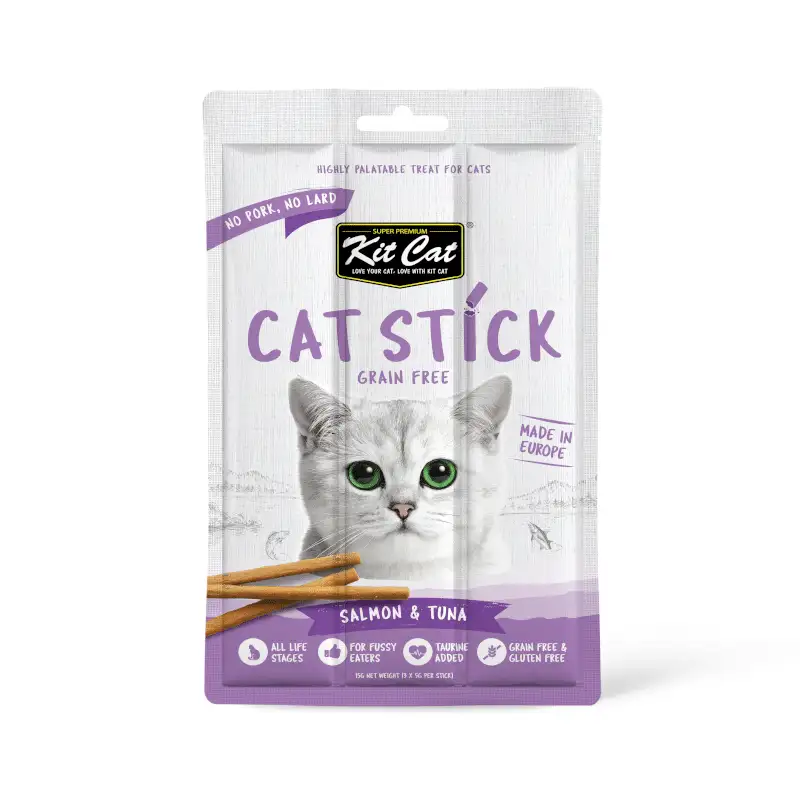 Kit Cat Cat Stick - Salmón y Atún 15G