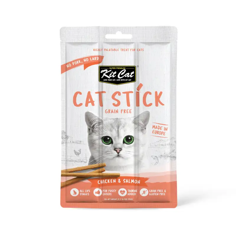 Kit Cat Cat Stick - Pollo y Salmón 15g