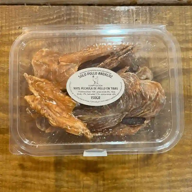 Solo pollo andaluz en envase compostable 150g