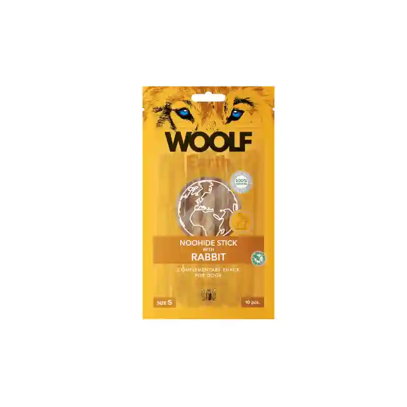 Woolf Earth Noohide Sticks Conejo S 90G