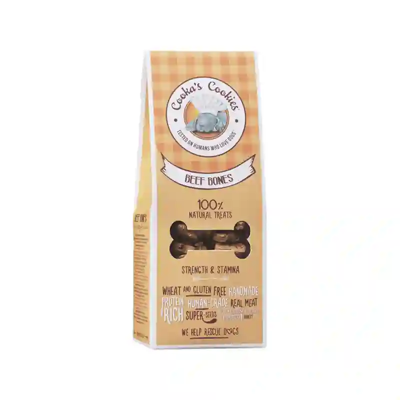 Cooka`s Cookies Galletas Horneadas Beef Bones 100g