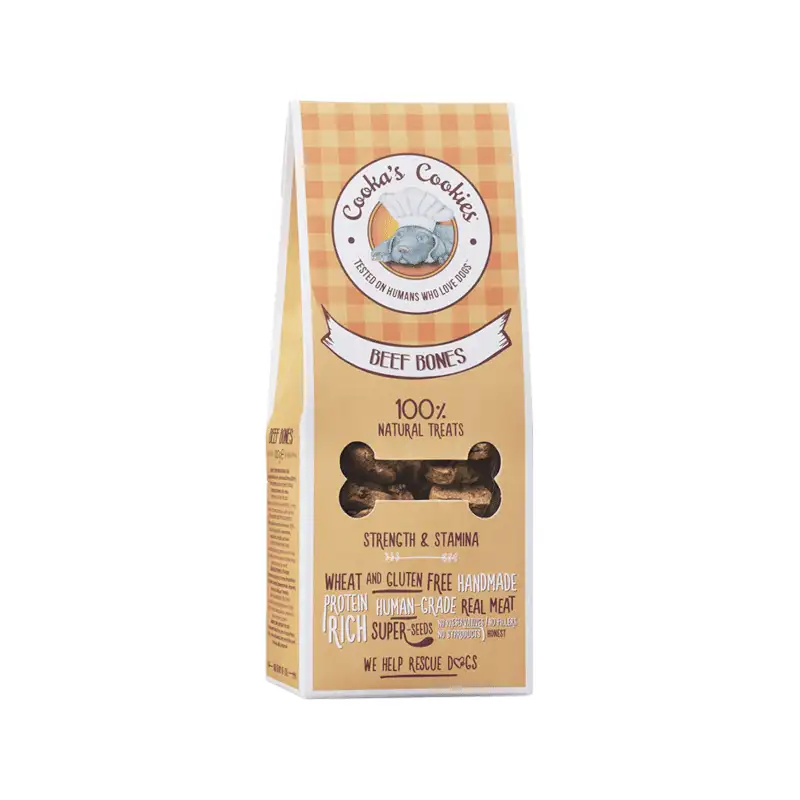 Cooka's Cookies Galletas Hornadas de carne de res 100g 100g