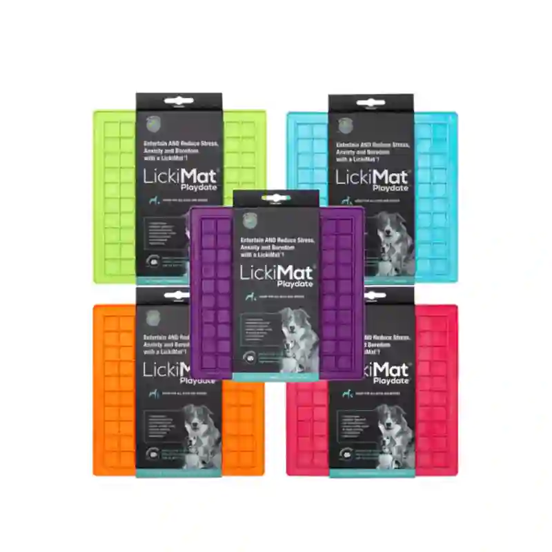 Lickimat Classic Playdate Alfombrilla de Lamer para perros y gatos