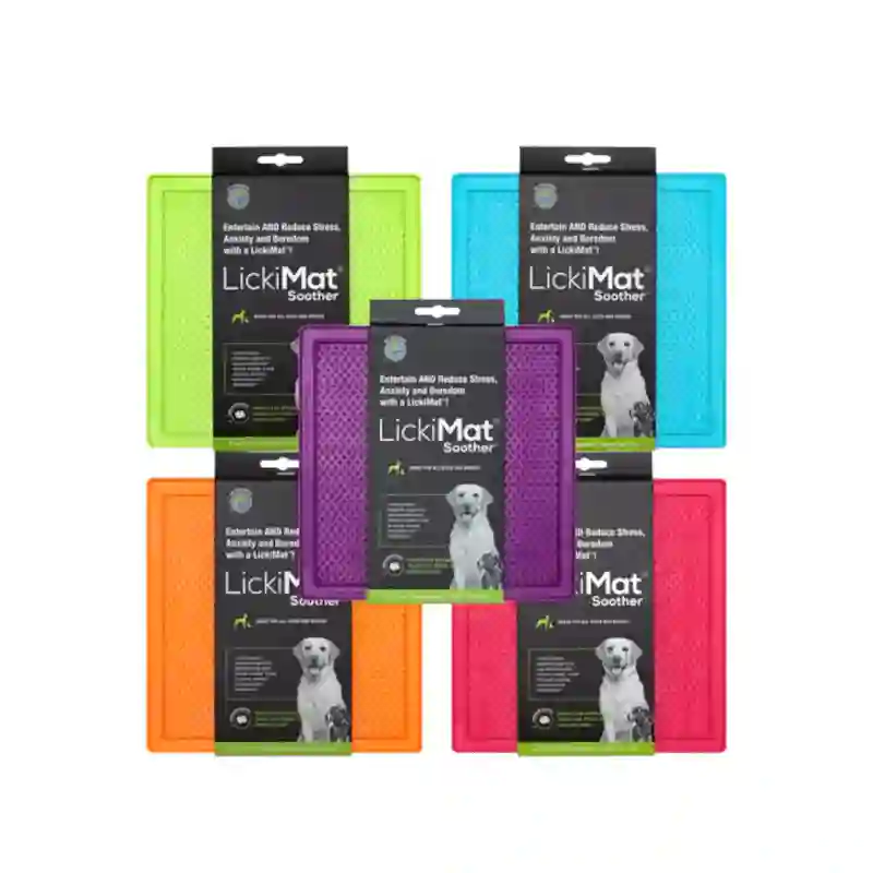 Lickimat Classic Soother Alfombrilla de Lamer para perros y gatos