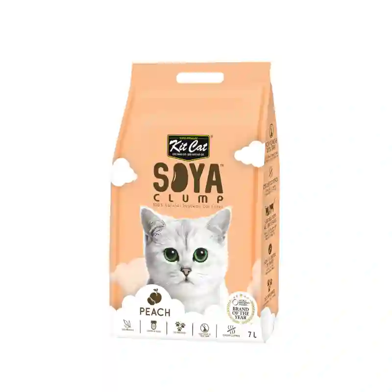 Kit Cat Soya Clump Harina de Saja Bio - Peach 7L