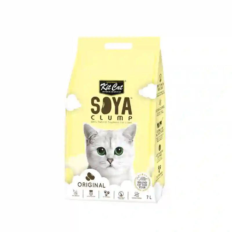 Kit Cat Soyaclump Arena de Soja Bio - Original 7L