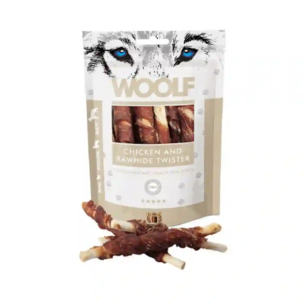 Woolf Snacks Rolls de Pollo 100g