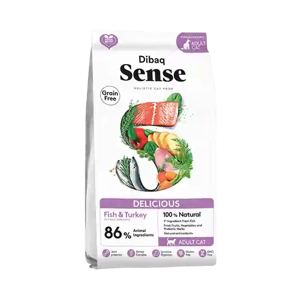 Dibaq Sense Cat Grain Free Pescado y Pavo Delicious