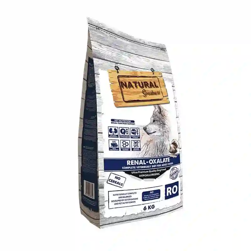Grandeza natural receta veterinaria renal-oxalato para perros