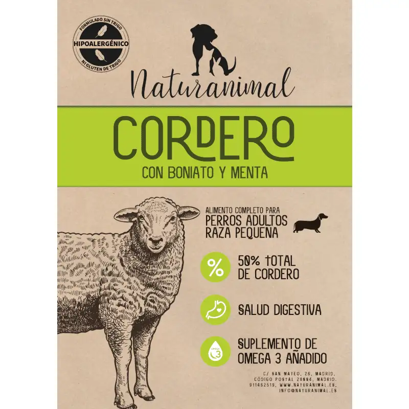 Receta de Naturanimal de Corero para Perros de Razas Pequeñas