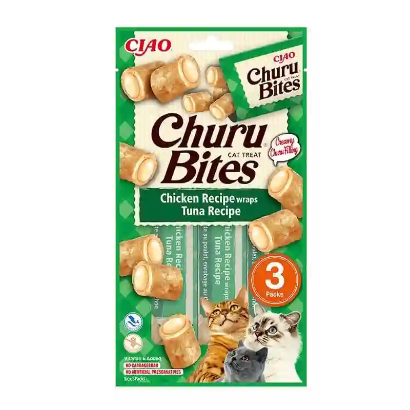 Churu Cat Bites Receta de Atún 3x10g