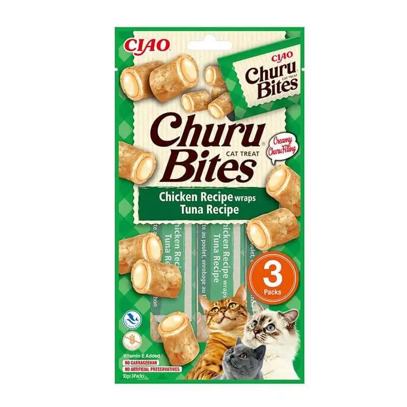 Churu Cat Bites Receta de Atún 3x10g