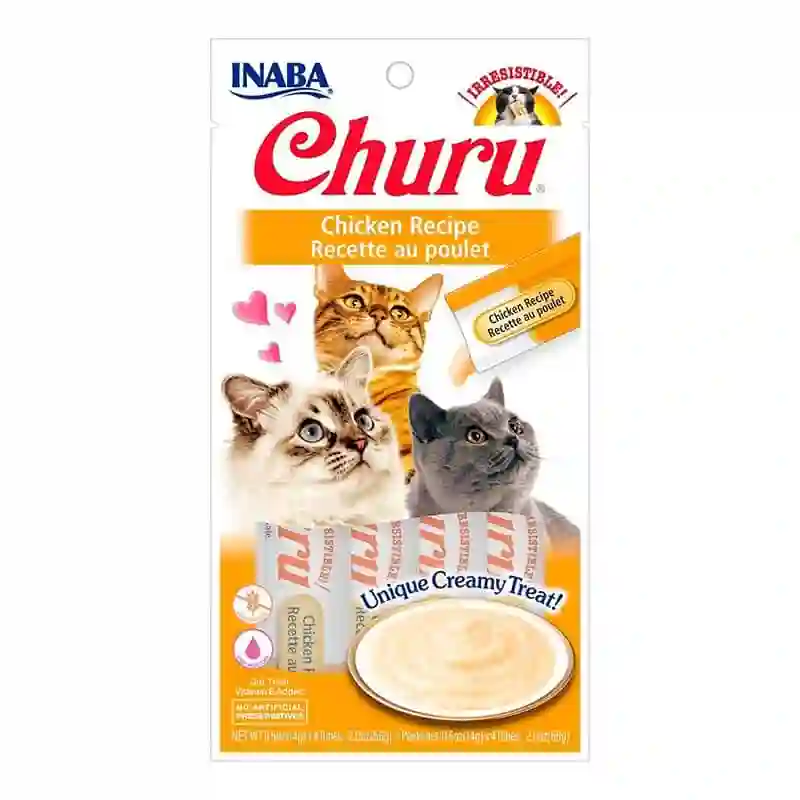 Churu Cat Puré Receta de Pollo 4x14g