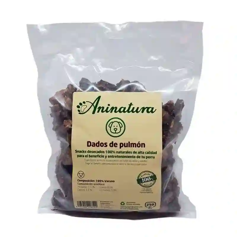Aperitivo aninatura dados de pulmón