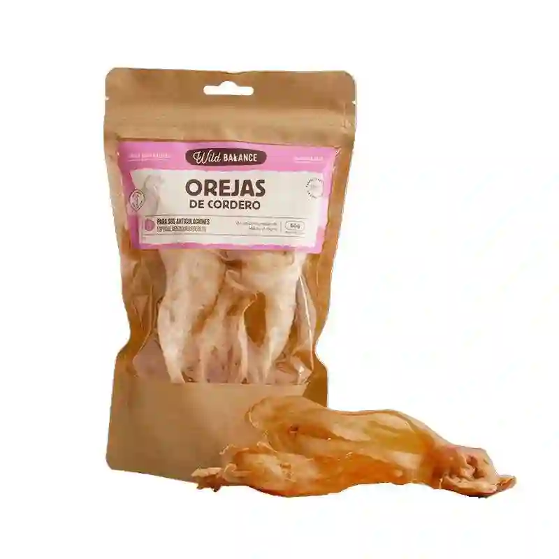 Wild Balance Orejas de Cordero 60g