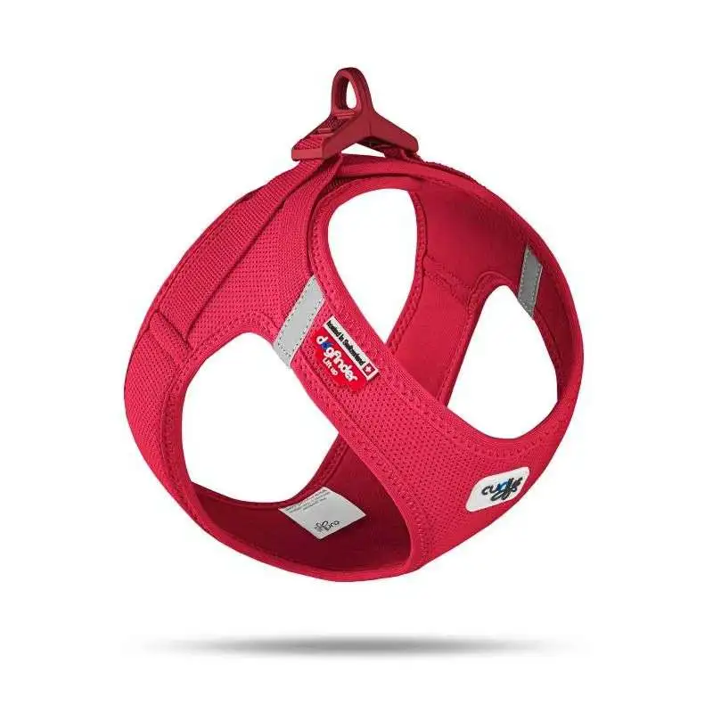 Curli Arnés Air Mesh Brown Rojo