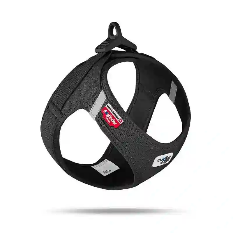 Curli Arnés Air Mesh Broche Negro Negro