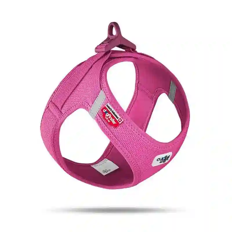 Curli Arnés Air Mesh Brown Fucsia